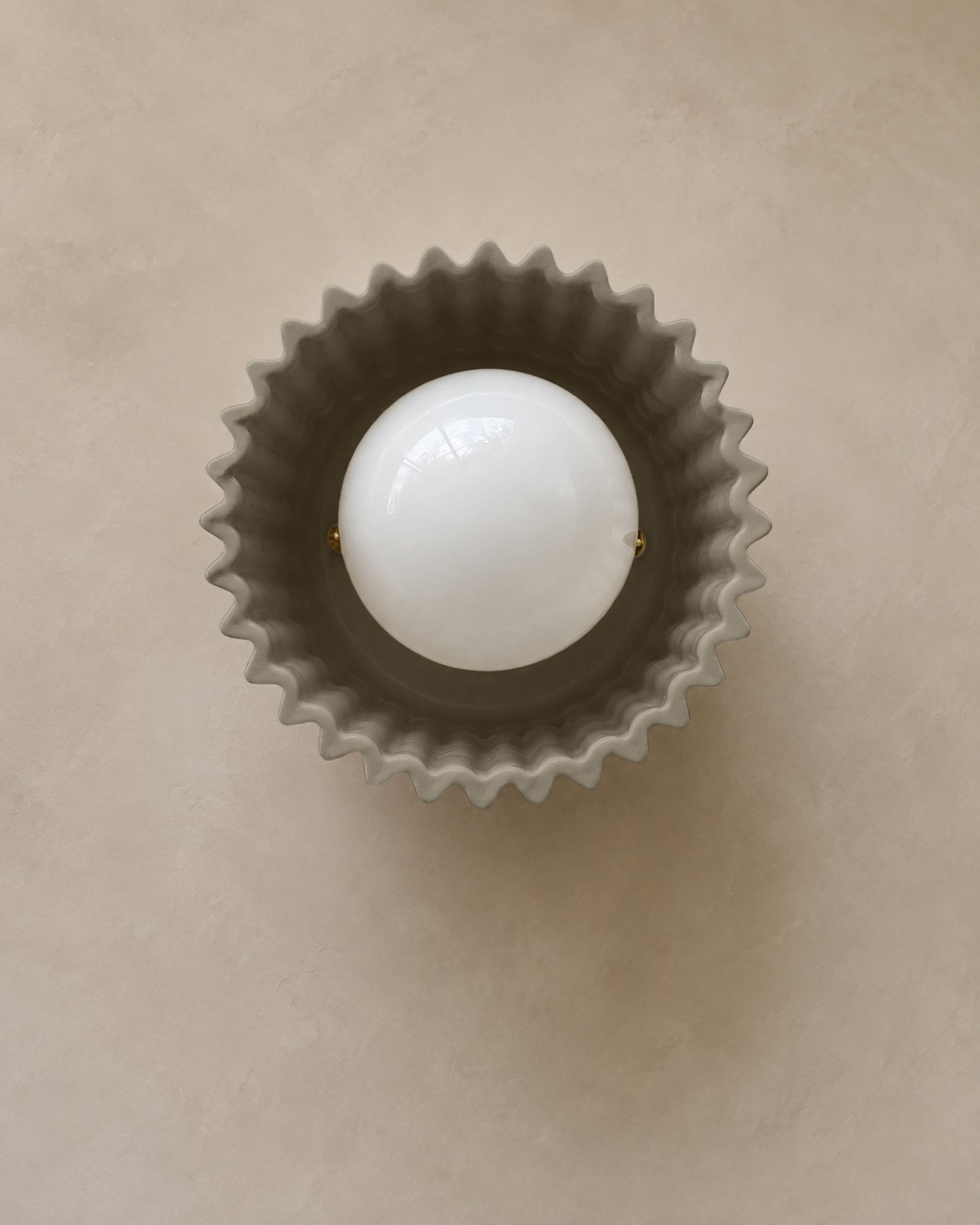 Syracuse Wall Sconce | Small Pleated Light Fixture | Dune Natural