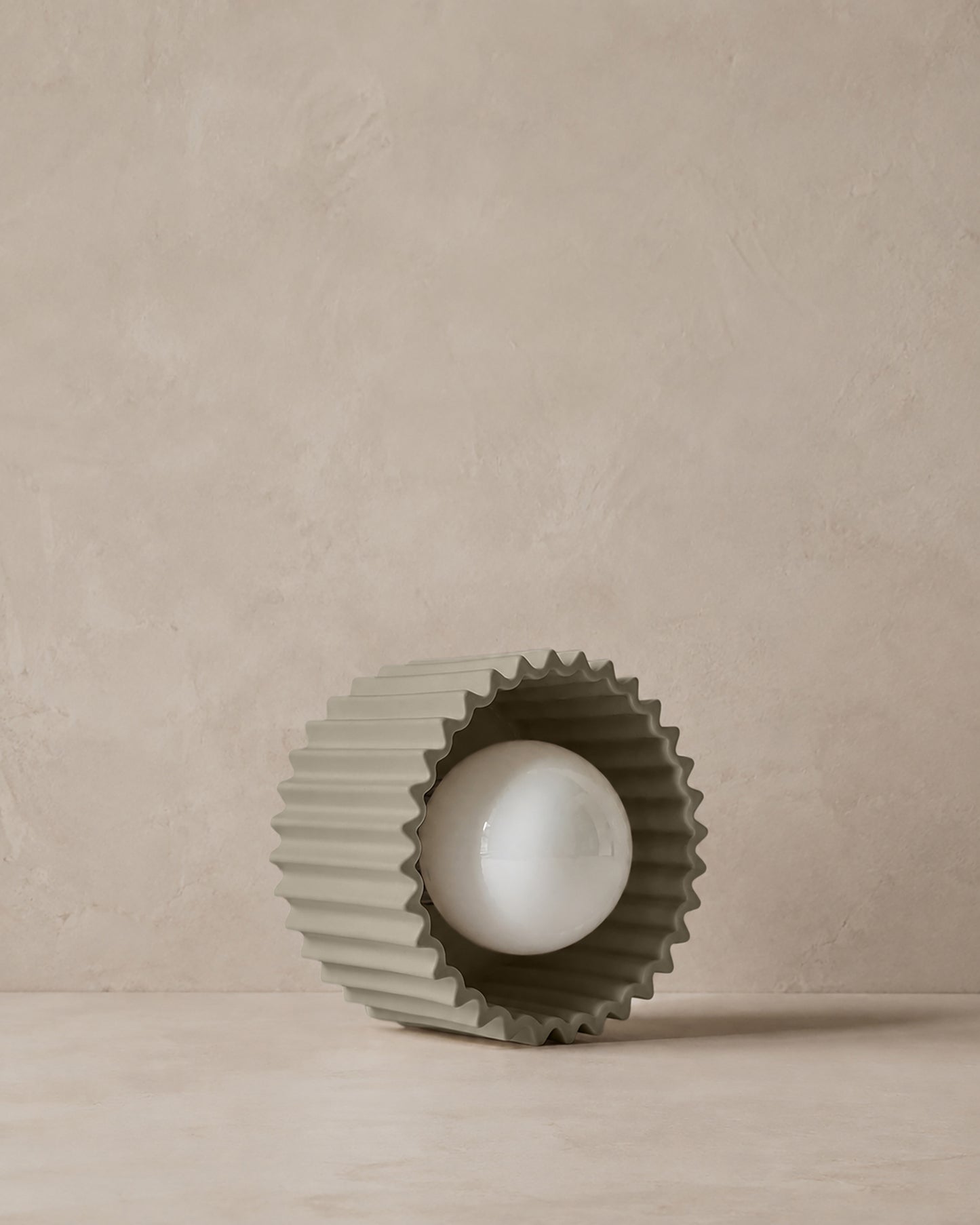 Syracuse Wall Sconce | Small Pleated Light Fixture | Dune Natural