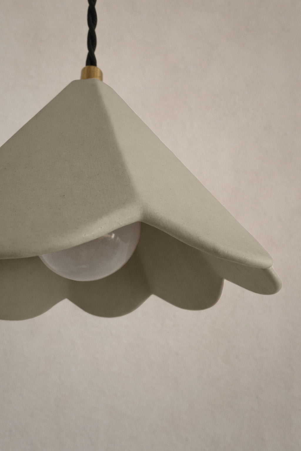 Torino Pendant Light | Small Deco Hanging Fixture | Natural Dune