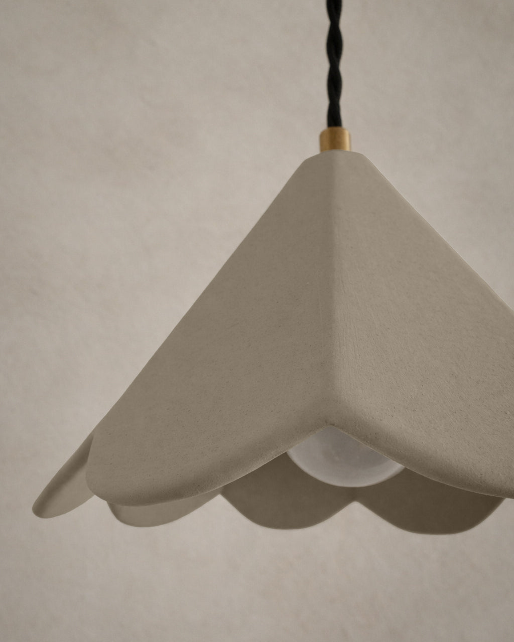 Torino Pendant Light | Small Deco Hanging Fixture | Natural Dune