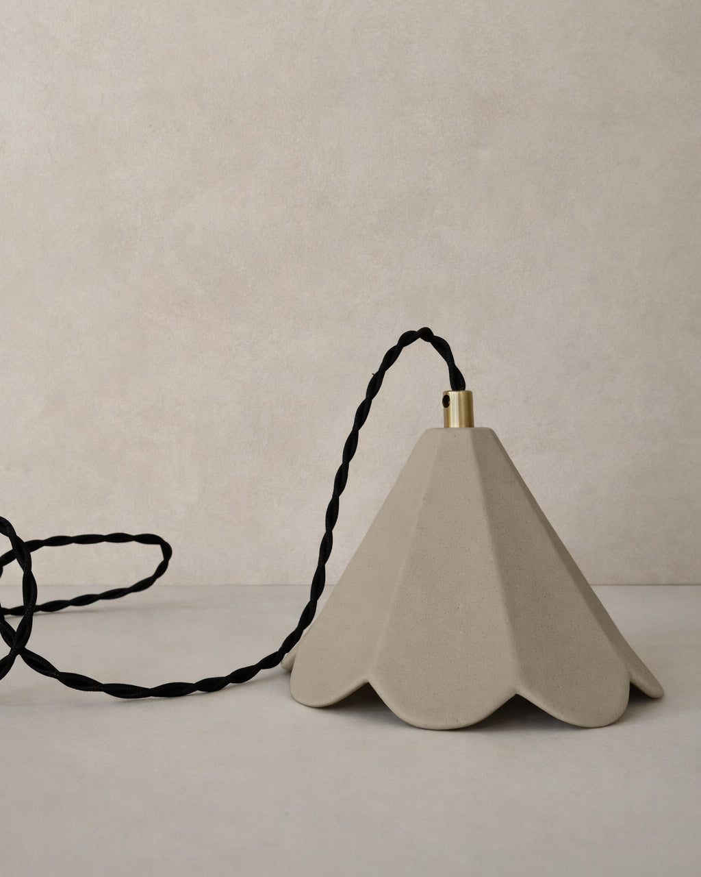 Torino Pendant Light | Small Deco Hanging Fixture | Natural Dune