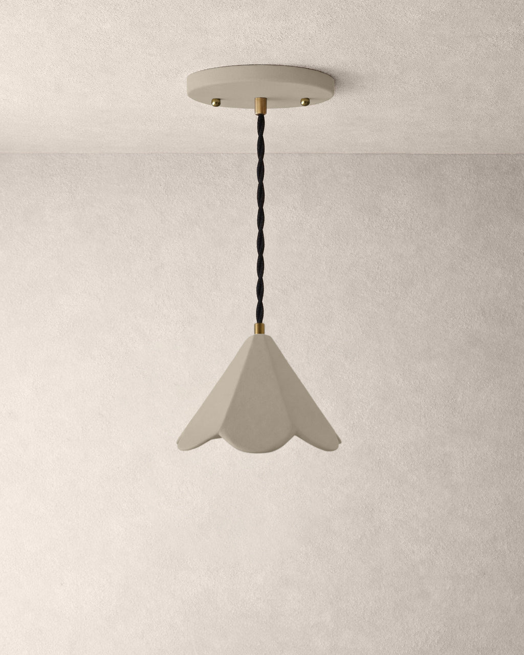 Torino Pendant Light | Small Deco Hanging Fixture | Natural Dune