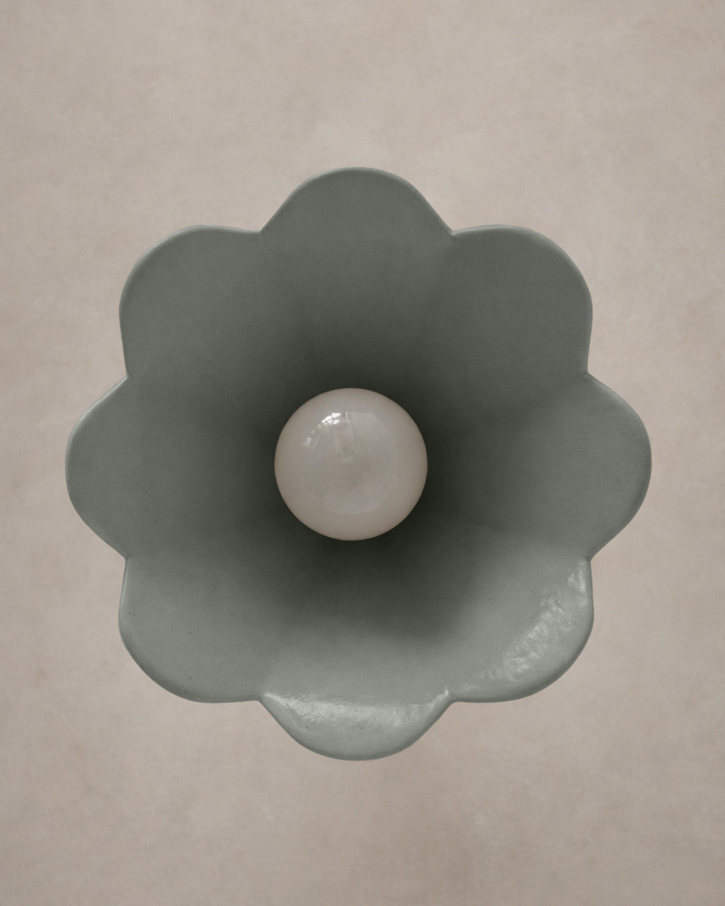 Torino Pendant Light | Small Deco Hanging Fixture | Fog Gray