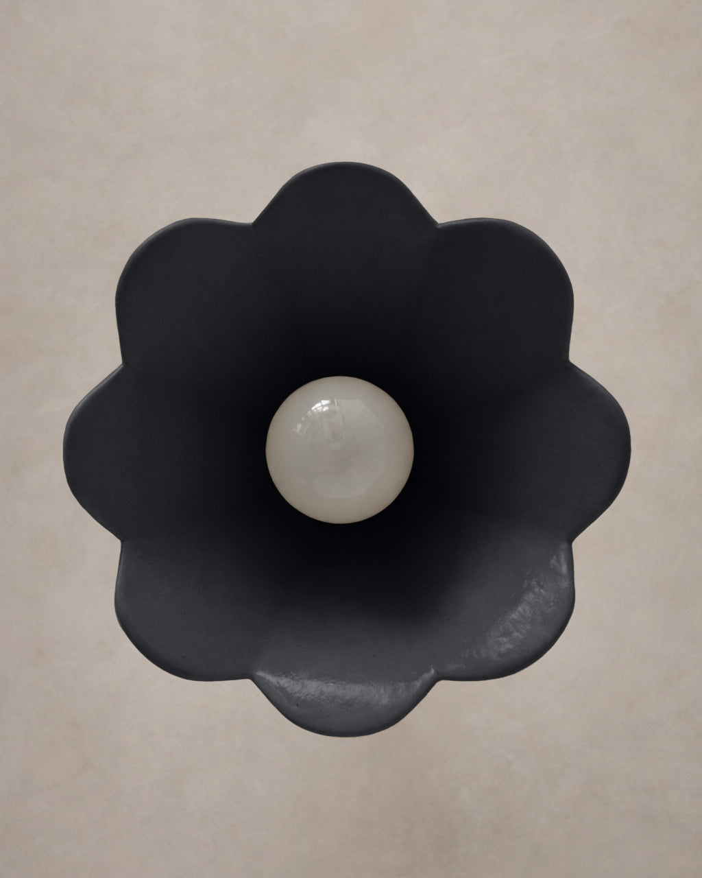 Torino Pendant Light | Small Deco Hanging Fixture | Shadow Charcoal Gray