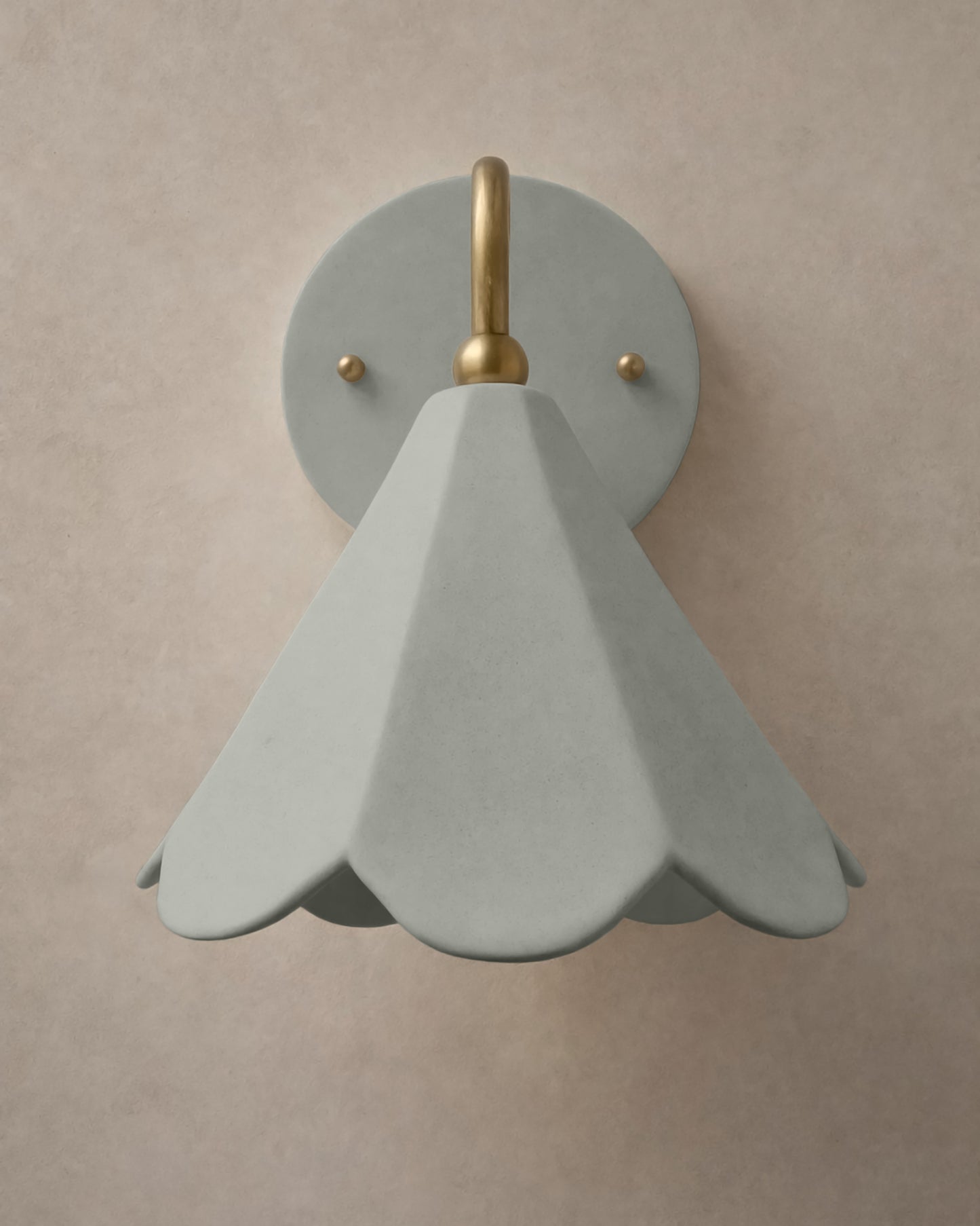 Torino Wall Sconce | Small Deco Light Fixture | Fog Gray