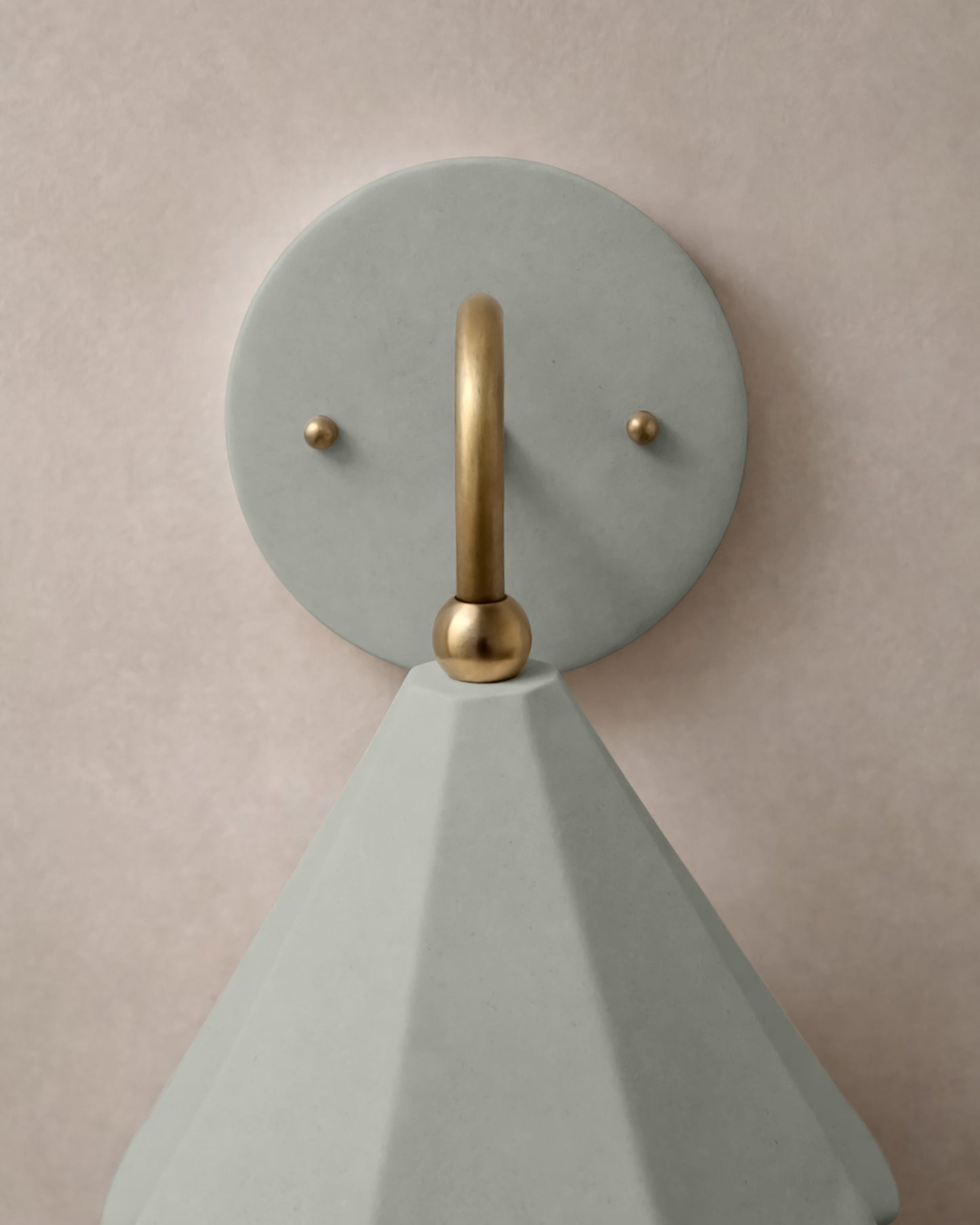 Torino Wall Sconce | Small Deco Light Fixture | Fog Gray