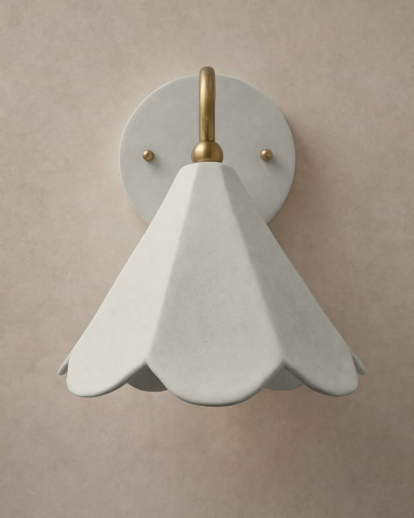 Torino Wall Sconce | Small Deco Light Fixture | Bone White