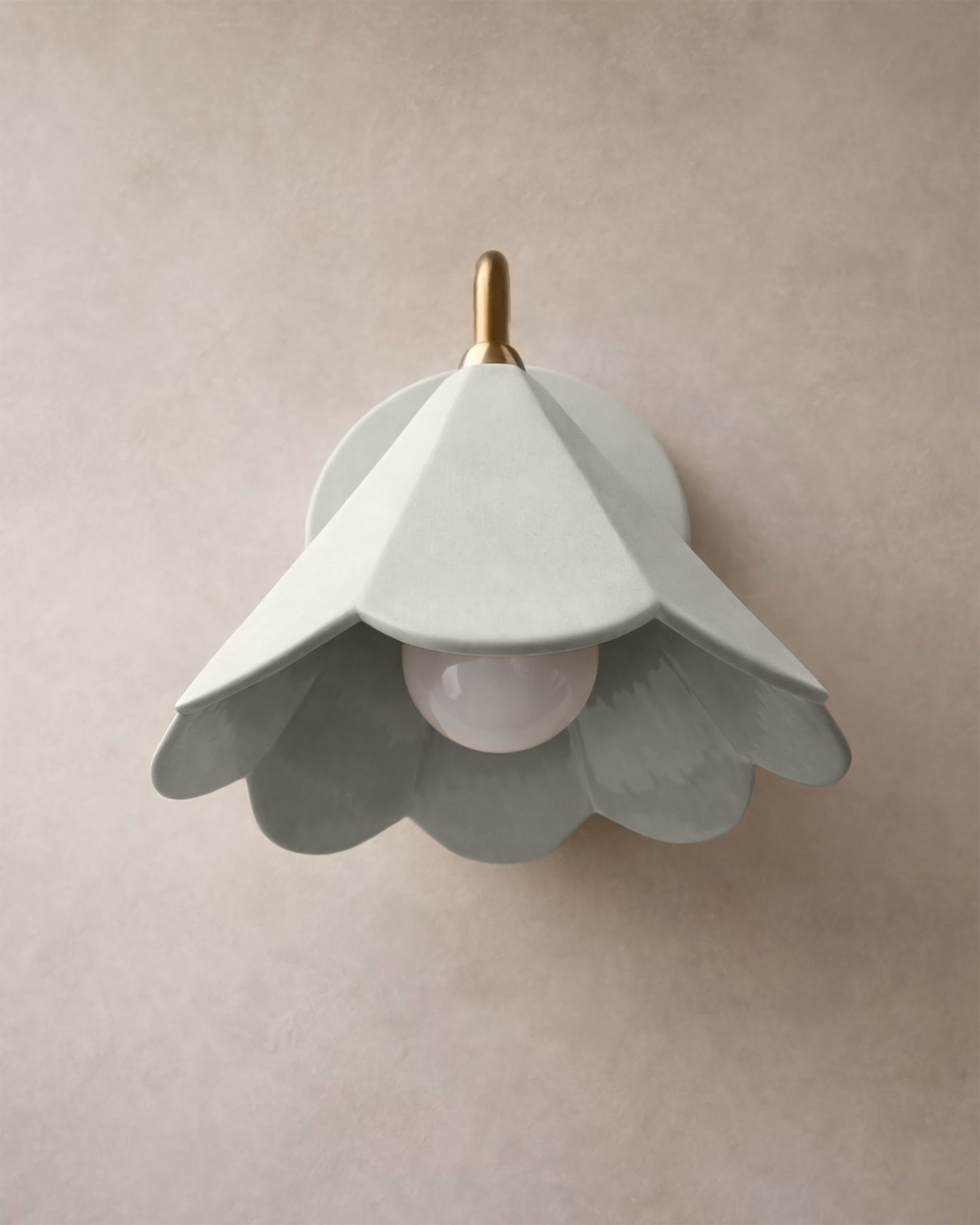 Torino Wall Sconce | Small Deco Light Fixture | Bone White