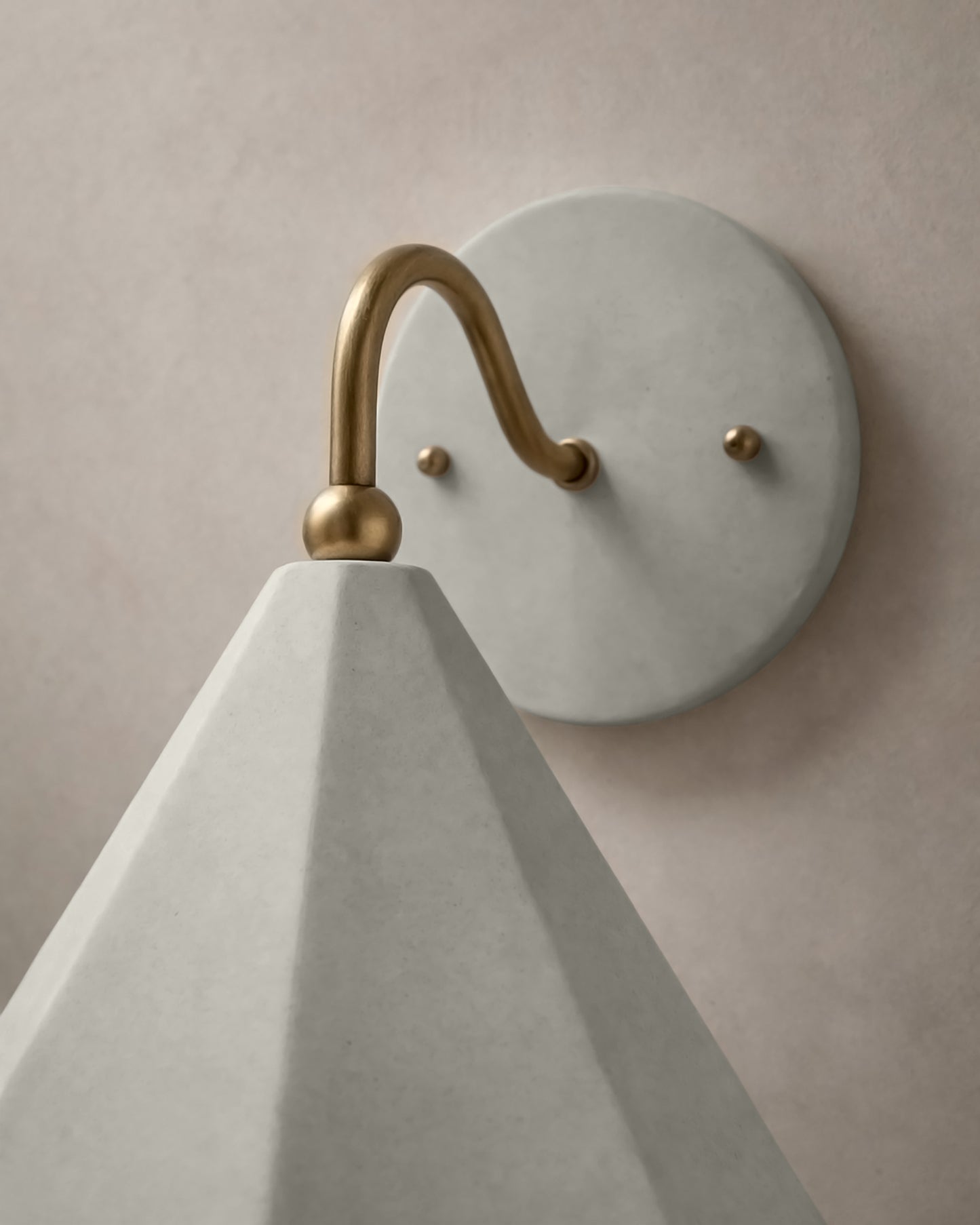 Torino Wall Sconce | Small Deco Light Fixture | Bone White