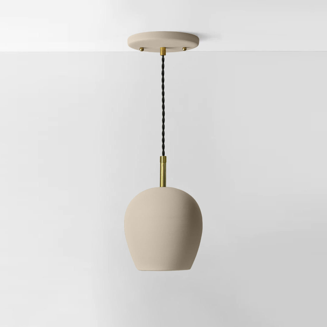 Tulipano Pendant Light | Minimalist Hanging Fixture | Dune Natural