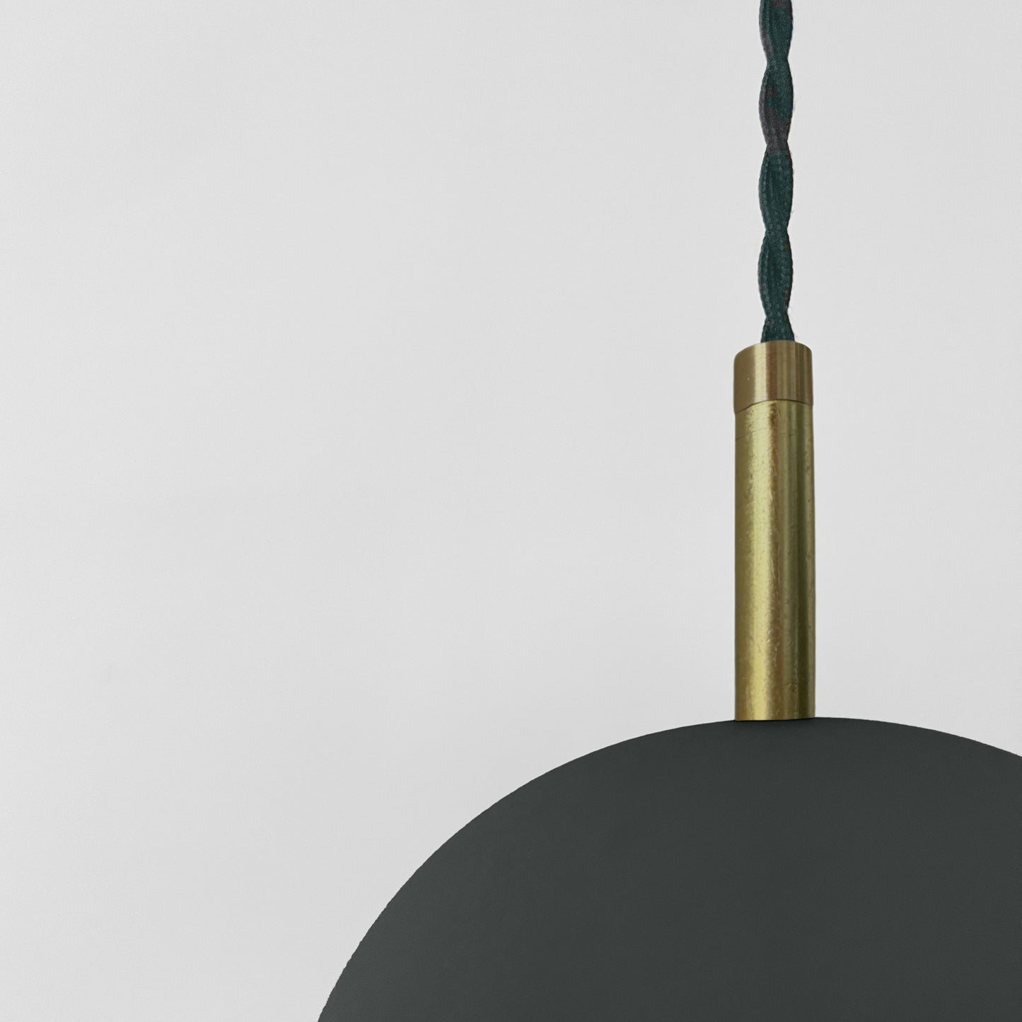 Tulipano Pendant Light | Minimalist Hanging Fixture | Shadow Charcoal Gray
