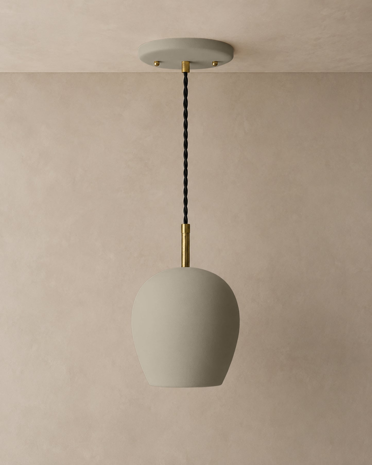 Tulipano Pendant Light | Minimalist Hanging Fixture | Dune Natural