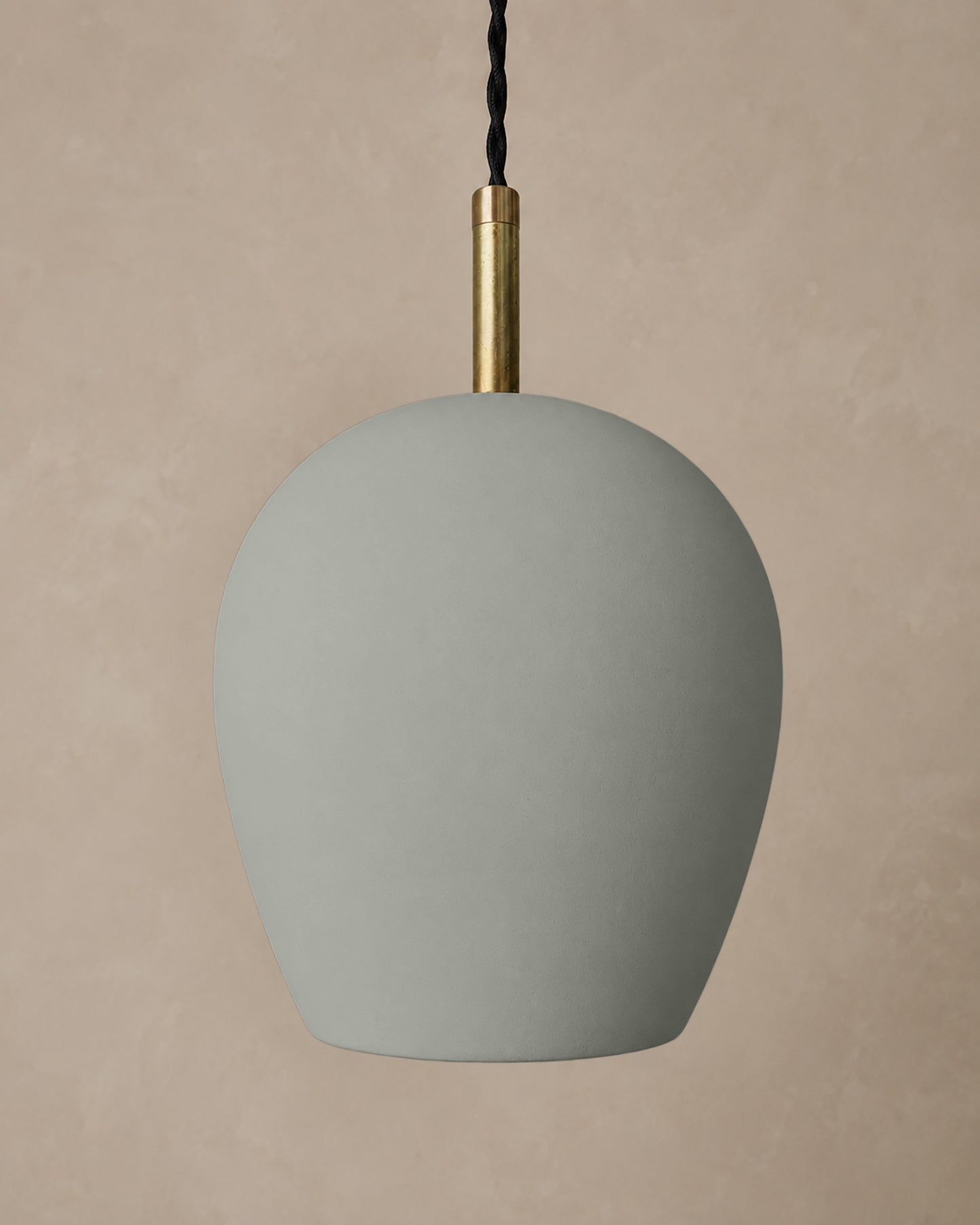 Tulipano Pendant Light | Minimalist Hanging Fixture | Fog Gray