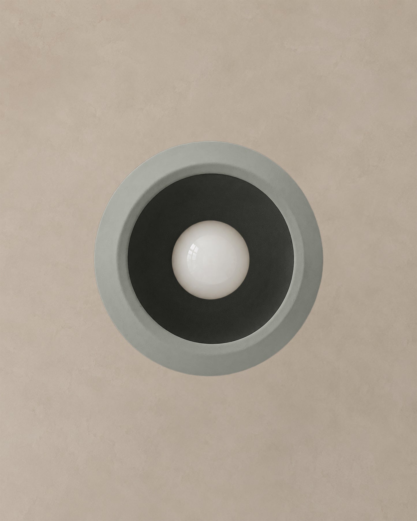 Tulipano Pendant Light | Minimalist Hanging Fixture | Fog Gray