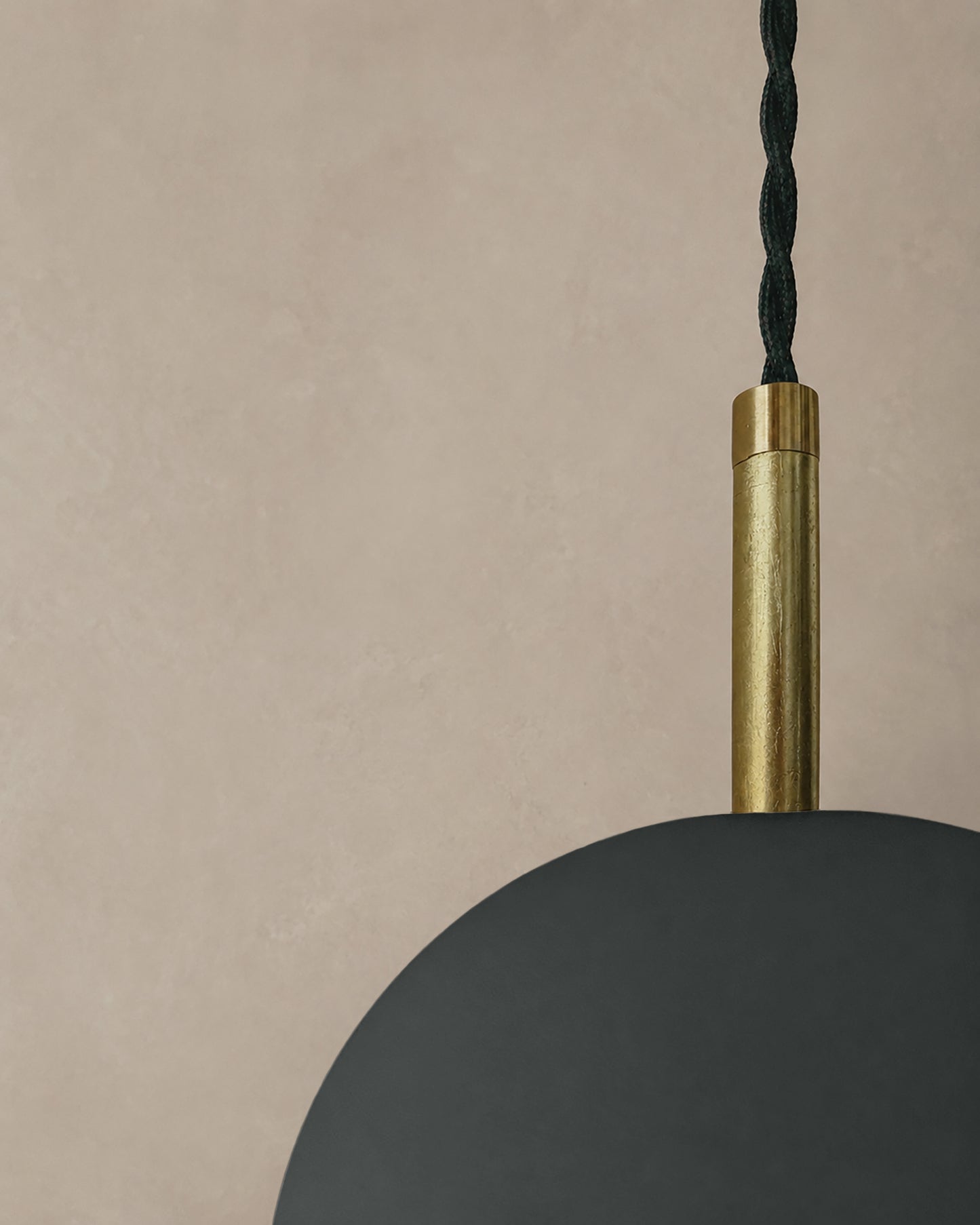Tulipano Pendant Light | Minimalist Hanging Fixture | Shadow Charcoal Gray