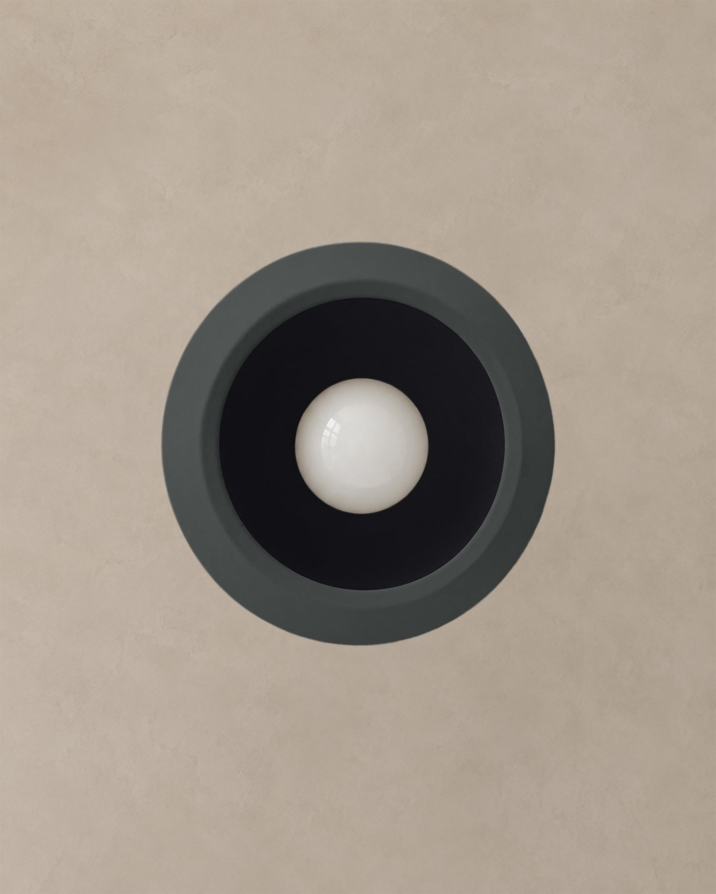 Tulipano Pendant Light | Minimalist Hanging Fixture | Shadow Charcoal Gray