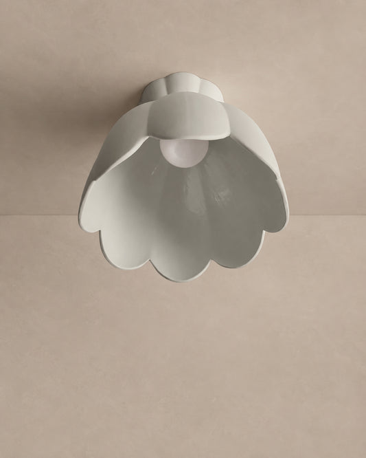 Vallea Large Flush Mount · Bone