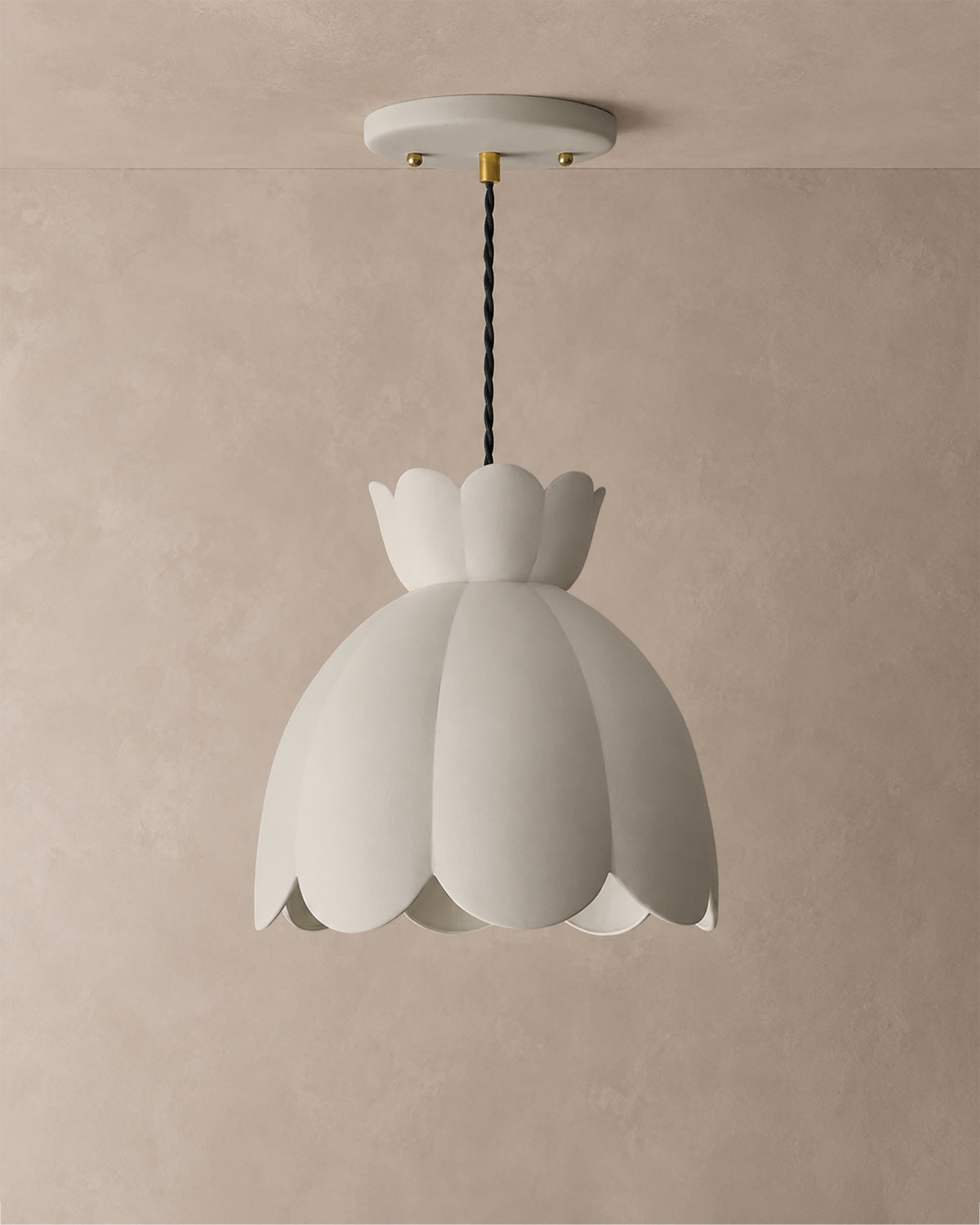 Vallea Large Pendant · Bone
