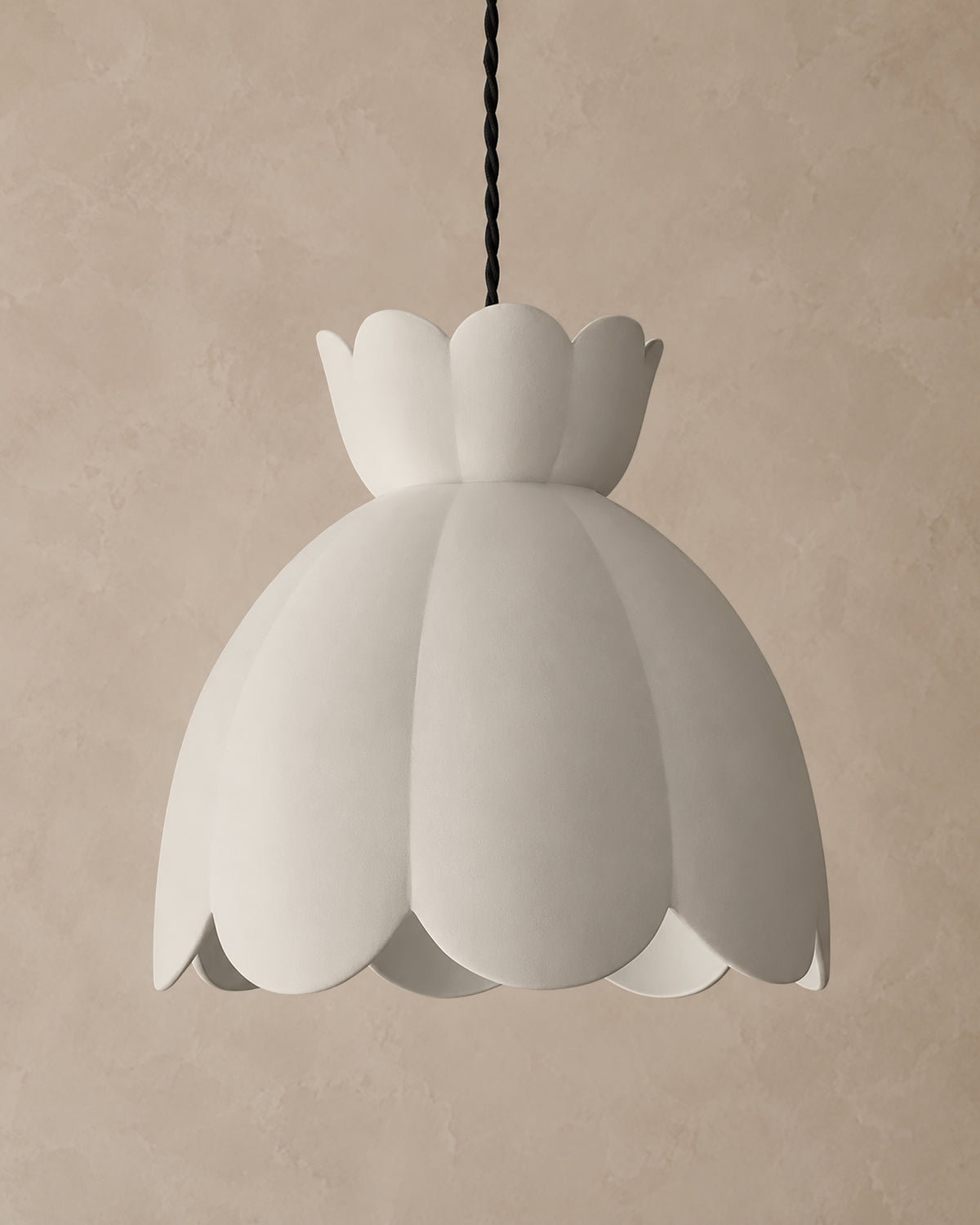 Vallea Large Pendant · Bone
