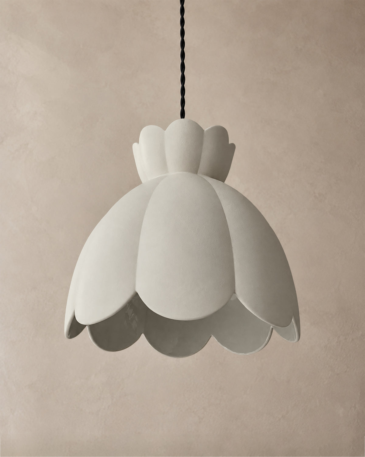 Vallea Large Pendant · Bone