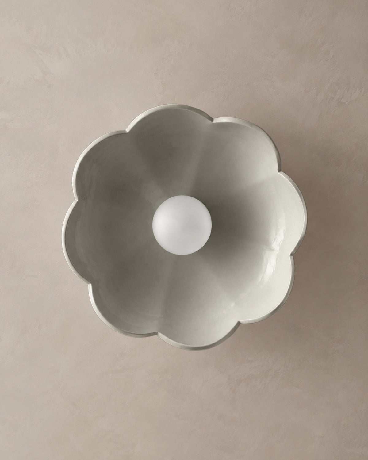 Vallea Large Pendant · Bone