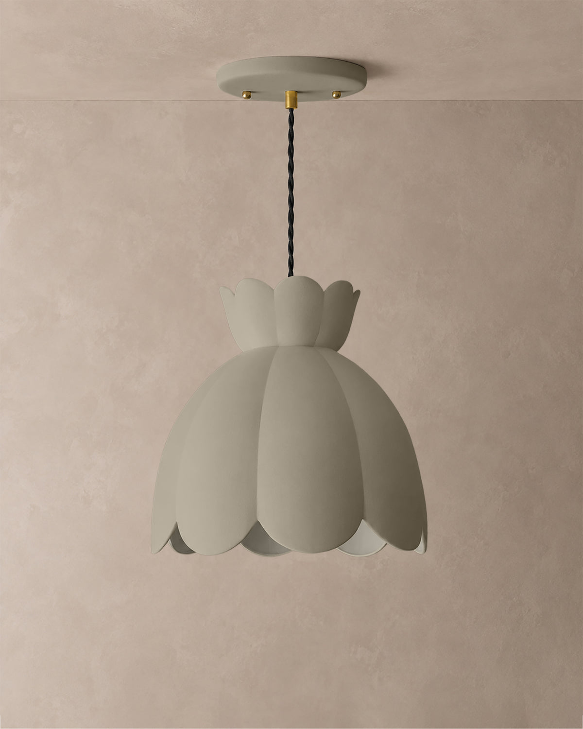 Vallea Large Pendant · Dune