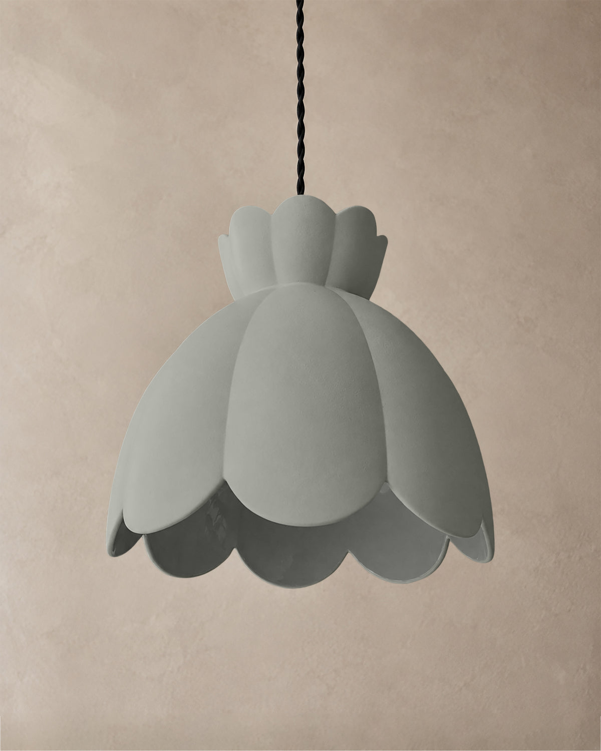 Vallea Large Pendant · Fog