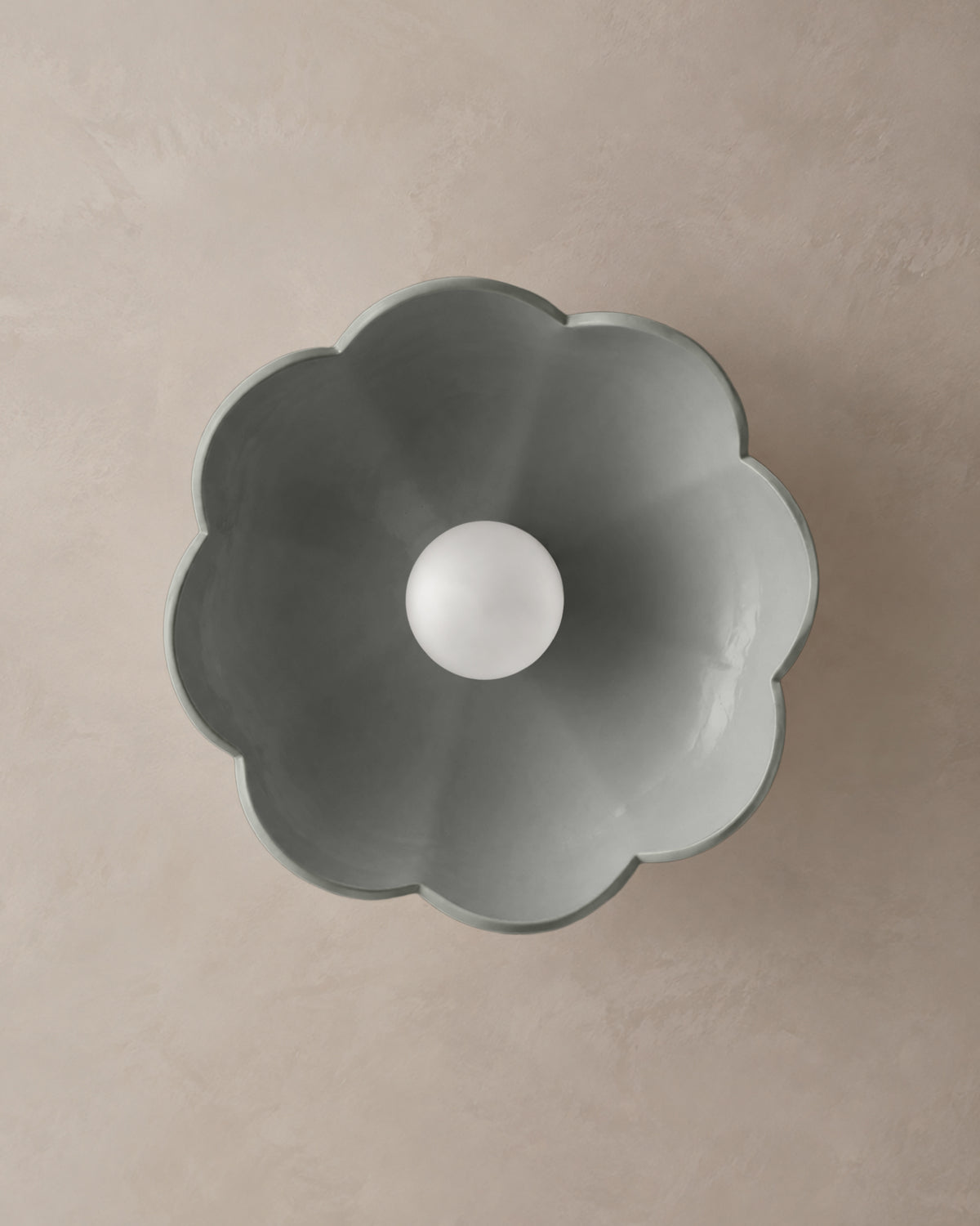 Vallea Large Pendant · Fog