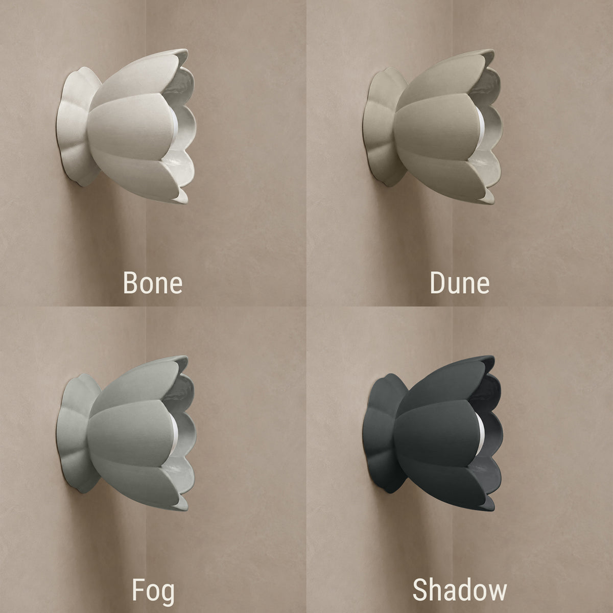 Vallea Small Sconce · Bone