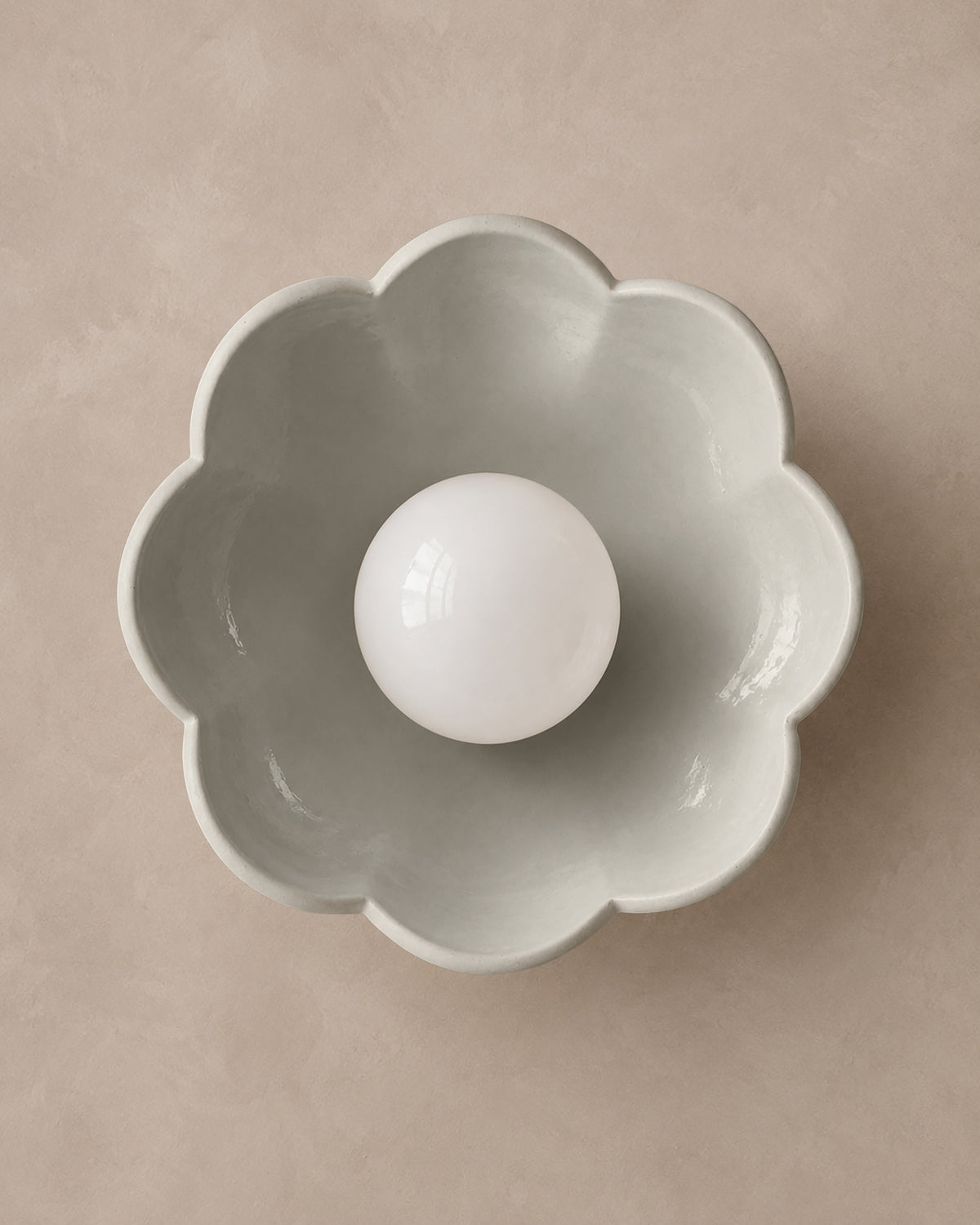 Vallea Small Sconce · Bone