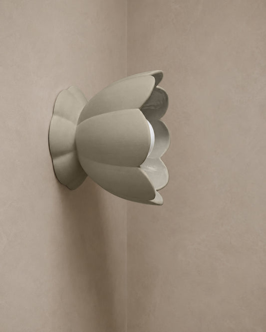 Vallea Wall Sconce | Small Floral Light Fixture | Dune Natural