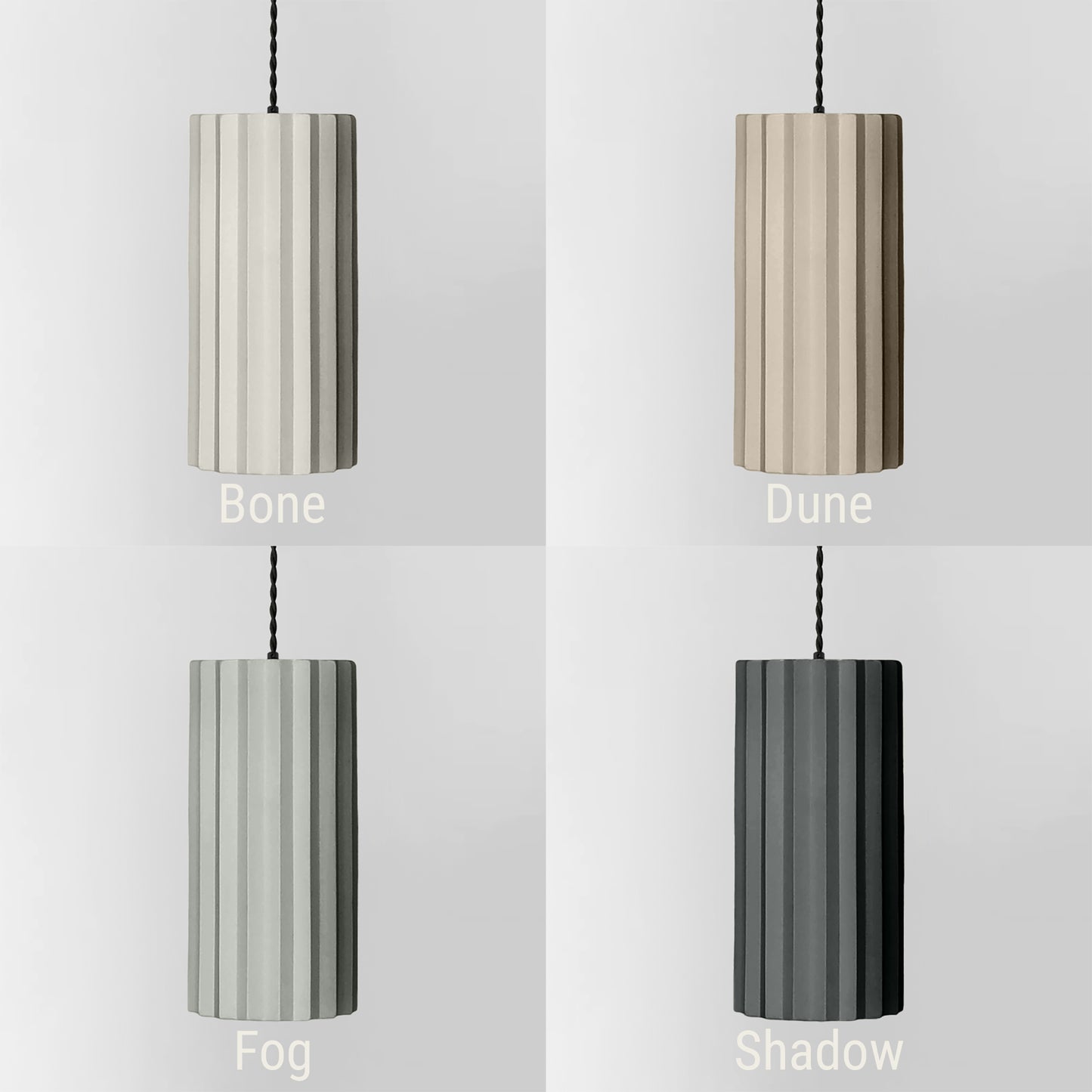 Syracuse Pendant Light | XL Pleated Hanging Fixture | Dune Natural
