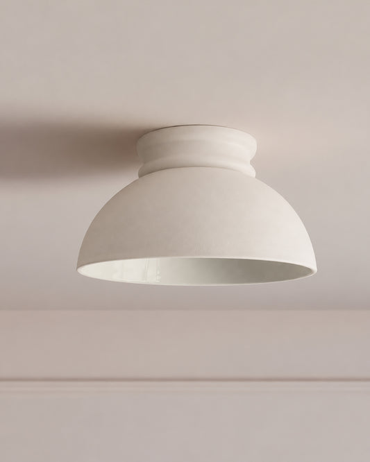 Pompeii Large Flush Mount · Bone