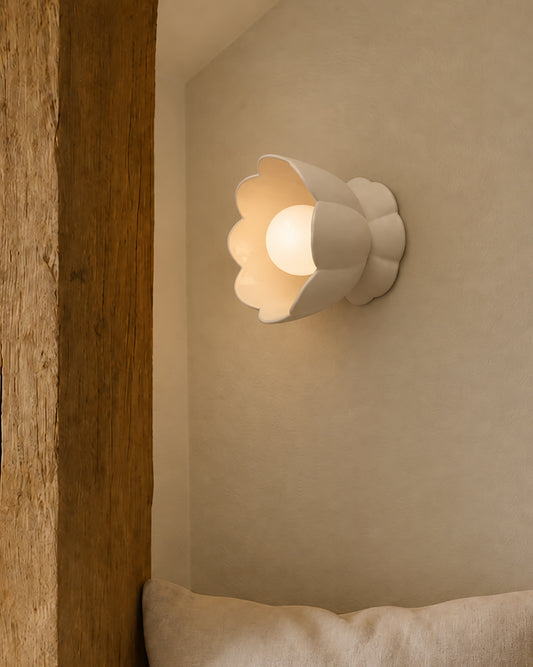 Vallea Small Sconce · Bone